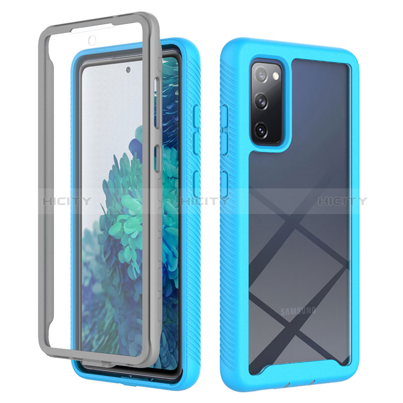 Carcasa Bumper Funda Silicona Transparente 360 Grados ZJ1 para Samsung Galaxy S20 Lite 5G