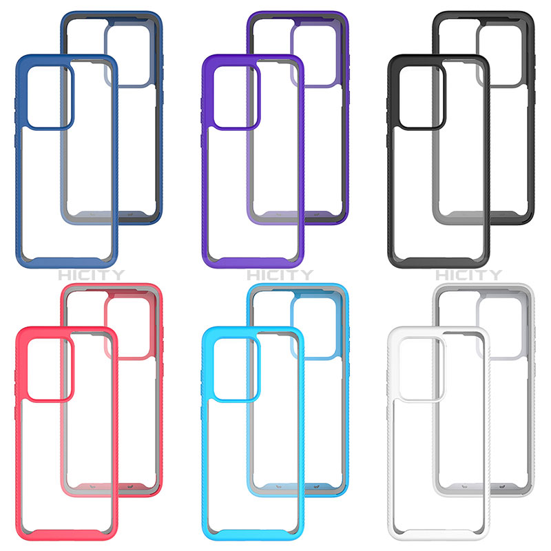 Carcasa Bumper Funda Silicona Transparente 360 Grados ZJ1 para Samsung Galaxy S20 Ultra 5G