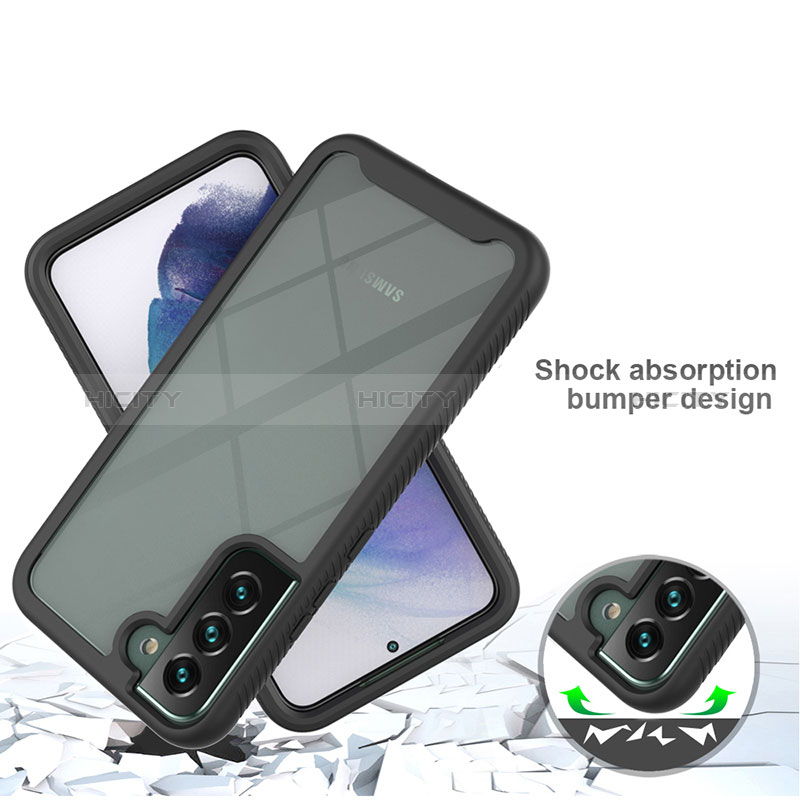 Carcasa Bumper Funda Silicona Transparente 360 Grados ZJ1 para Samsung Galaxy S22 5G