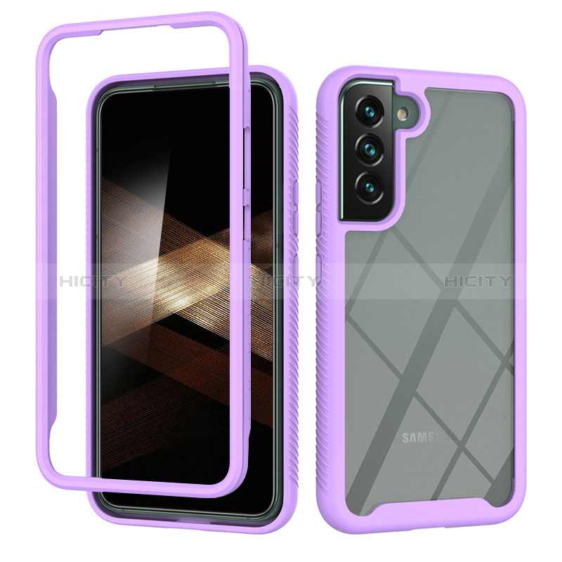 Carcasa Bumper Funda Silicona Transparente 360 Grados ZJ1 para Samsung Galaxy S24 Plus 5G