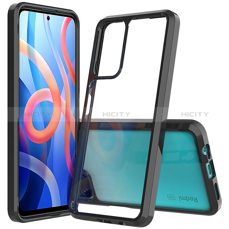 Carcasa Bumper Funda Silicona Transparente 360 Grados ZJ1 para Xiaomi Poco M4 Pro 5G