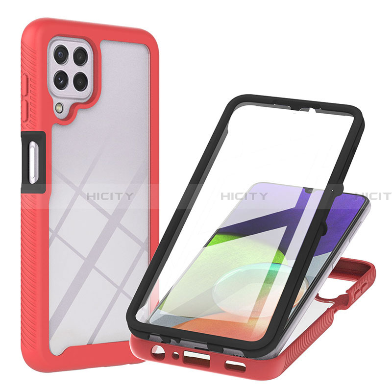 Carcasa Bumper Funda Silicona Transparente 360 Grados ZJ2 para Samsung Galaxy A22 4G