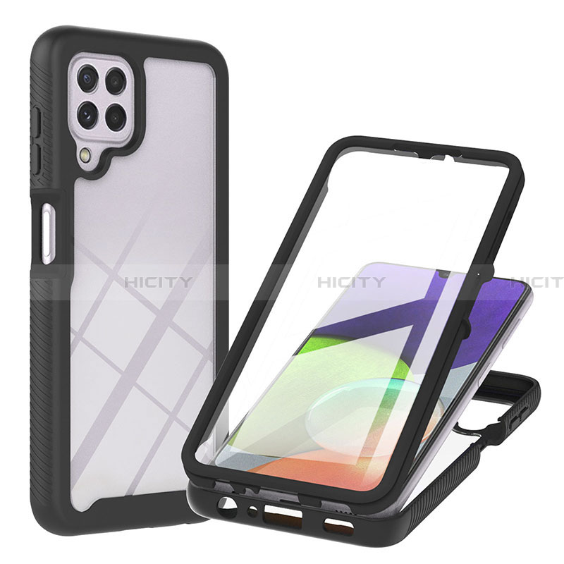 Carcasa Bumper Funda Silicona Transparente 360 Grados ZJ2 para Samsung Galaxy A22 4G