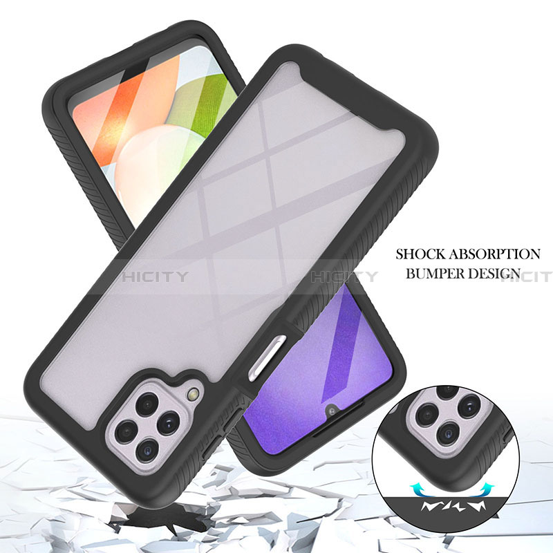 Carcasa Bumper Funda Silicona Transparente 360 Grados ZJ2 para Samsung Galaxy A22 4G