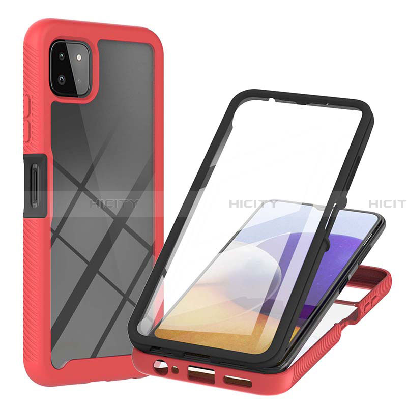 Carcasa Bumper Funda Silicona Transparente 360 Grados ZJ2 para Samsung Galaxy A22 5G