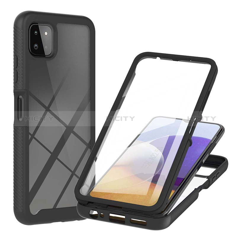 Carcasa Bumper Funda Silicona Transparente 360 Grados ZJ2 para Samsung Galaxy A22s 5G