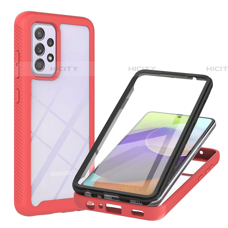 Carcasa Bumper Funda Silicona Transparente 360 Grados ZJ2 para Samsung Galaxy A52 4G