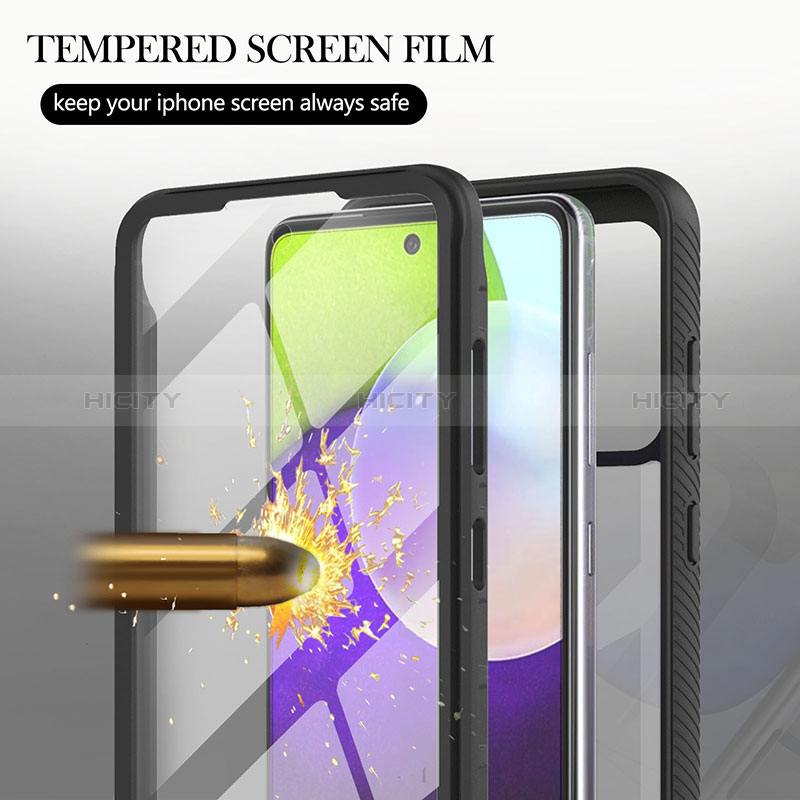 Carcasa Bumper Funda Silicona Transparente 360 Grados ZJ2 para Samsung Galaxy A52s 5G