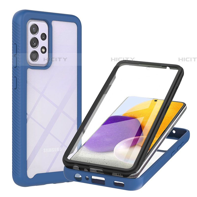 Carcasa Bumper Funda Silicona Transparente 360 Grados ZJ2 para Samsung Galaxy A72 4G