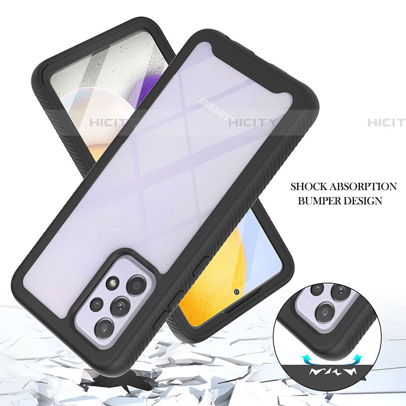 Carcasa Bumper Funda Silicona Transparente 360 Grados ZJ2 para Samsung Galaxy A72 4G