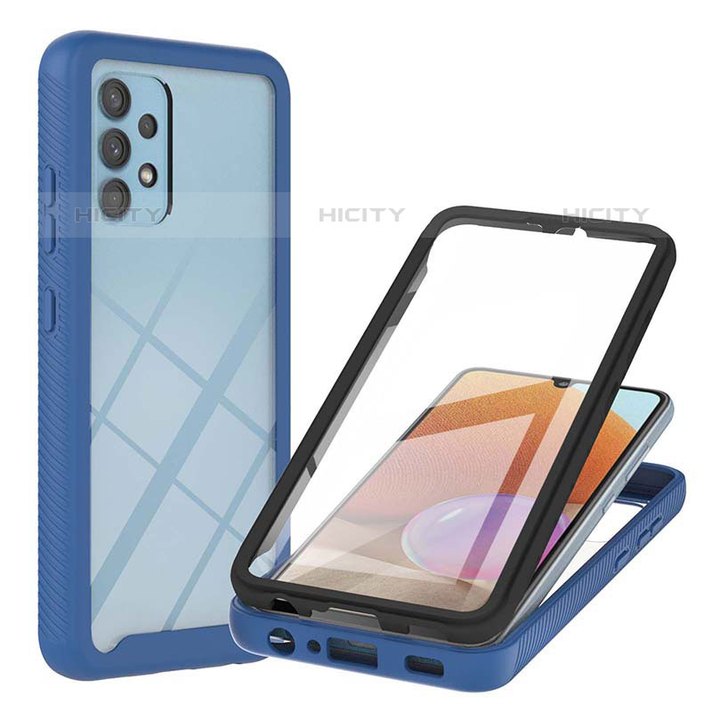 Carcasa Bumper Funda Silicona Transparente 360 Grados ZJ2 para Samsung Galaxy M32 5G