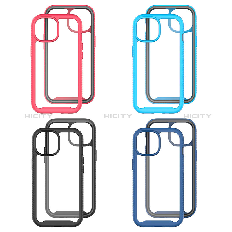 Carcasa Bumper Funda Silicona Transparente 360 Grados ZJ3 para Apple iPhone 13