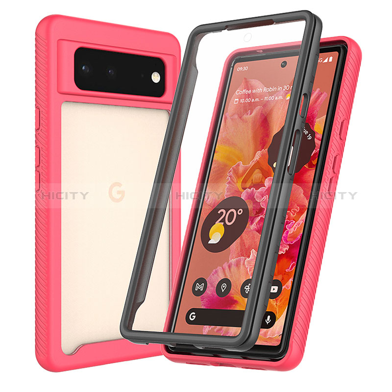 Carcasa Bumper Funda Silicona Transparente 360 Grados ZJ3 para Google Pixel 6 5G