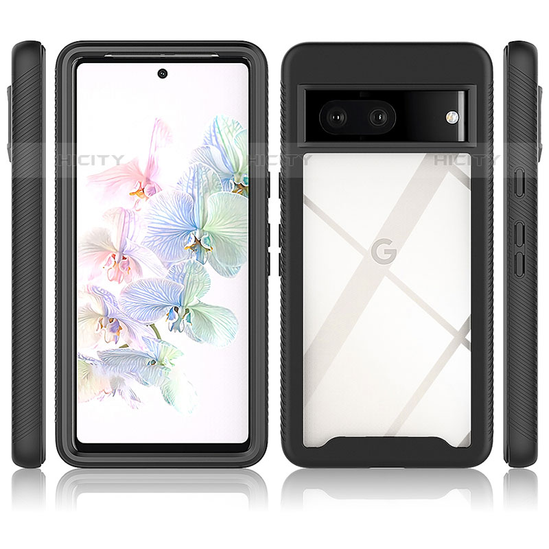 Carcasa Bumper Funda Silicona Transparente 360 Grados ZJ3 para Google Pixel 7 5G