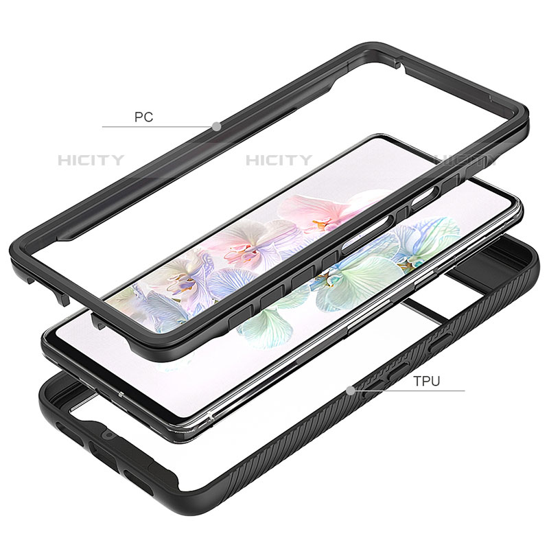 Carcasa Bumper Funda Silicona Transparente 360 Grados ZJ3 para Google Pixel 7 5G