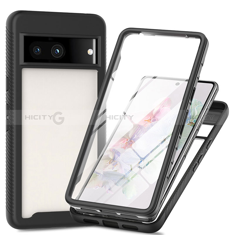 Carcasa Bumper Funda Silicona Transparente 360 Grados ZJ3 para Google Pixel 7a 5G