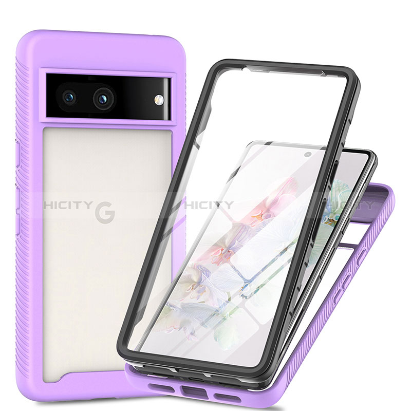 Carcasa Bumper Funda Silicona Transparente 360 Grados ZJ3 para Google Pixel 7a 5G