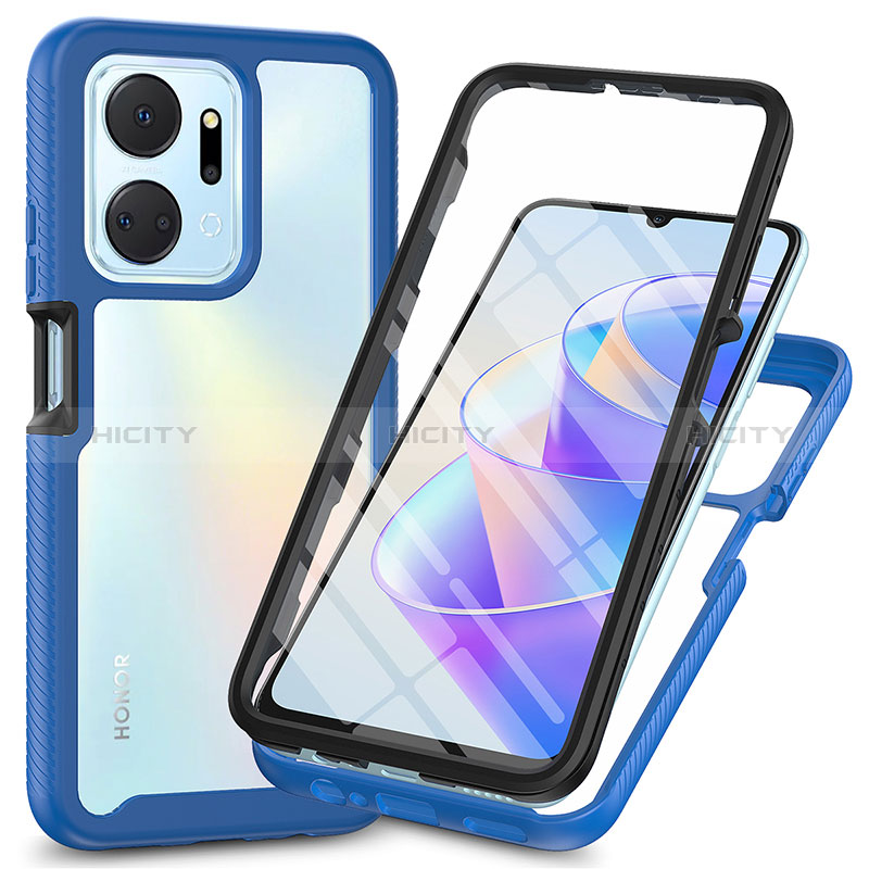 Carcasa Bumper Funda Silicona Transparente 360 Grados ZJ3 para Huawei Honor X7a