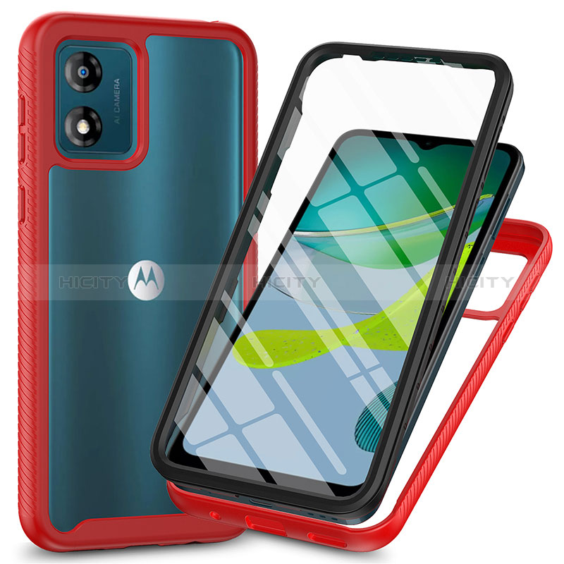 Carcasa Bumper Funda Silicona Transparente 360 Grados ZJ3 para Motorola Moto E13