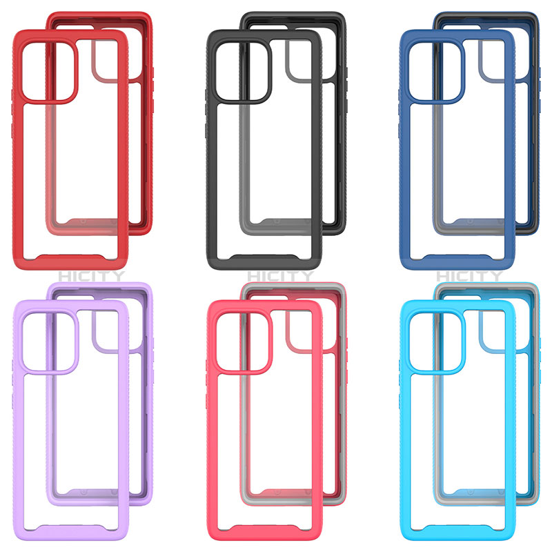 Carcasa Bumper Funda Silicona Transparente 360 Grados ZJ3 para Motorola Moto Edge 40 Pro 5G