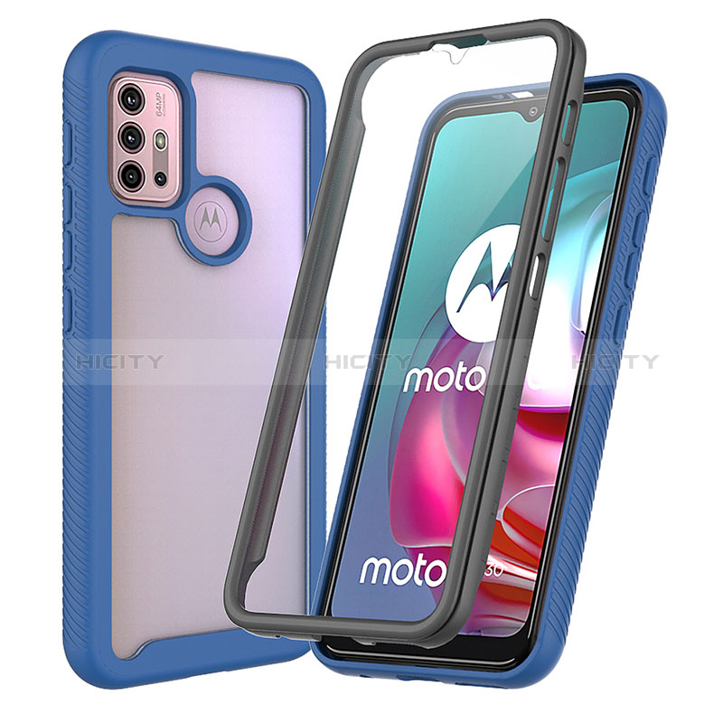 Carcasa Bumper Funda Silicona Transparente 360 Grados ZJ3 para Motorola Moto G20