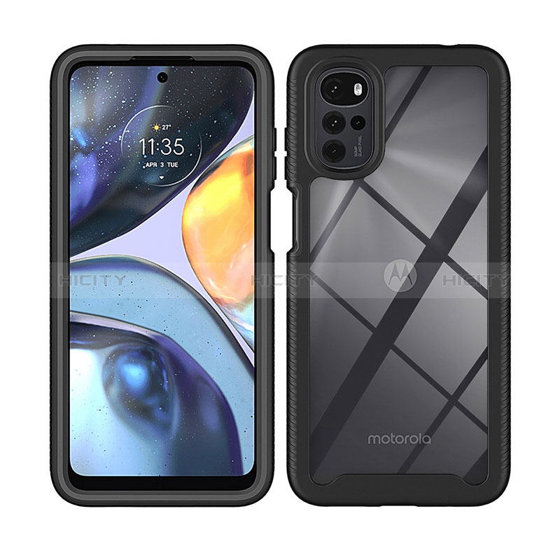 Carcasa Bumper Funda Silicona Transparente 360 Grados ZJ3 para Motorola Moto G22