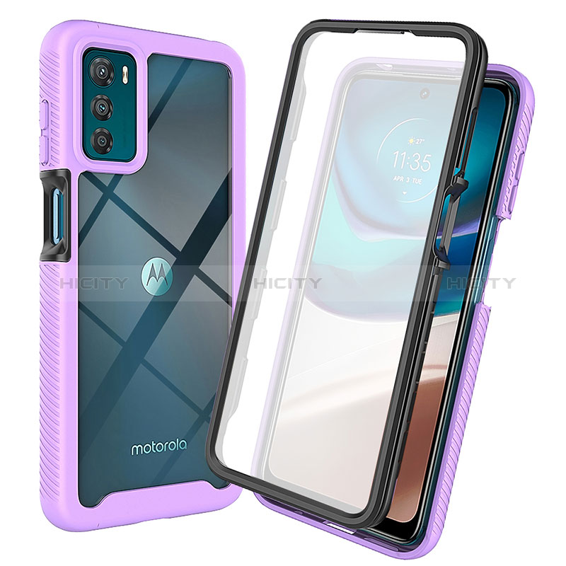 Carcasa Bumper Funda Silicona Transparente 360 Grados ZJ3 para Motorola Moto G42