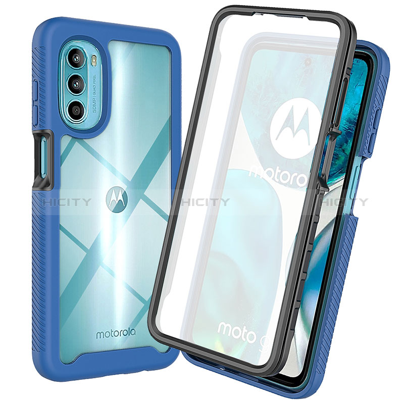 Carcasa Bumper Funda Silicona Transparente 360 Grados ZJ3 para Motorola MOTO G52