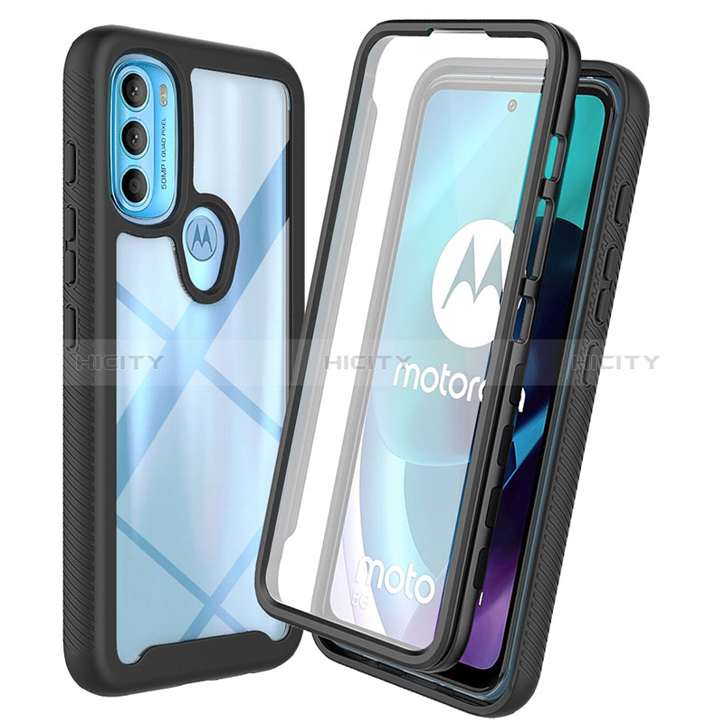 Carcasa Bumper Funda Silicona Transparente 360 Grados ZJ3 para Motorola Moto G71 5G