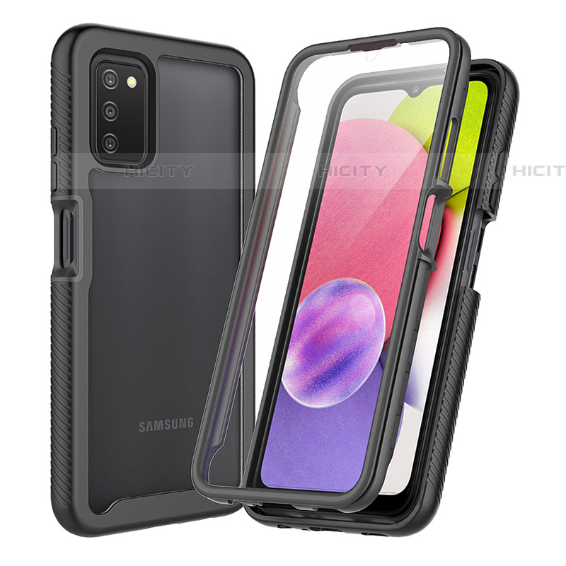 Carcasa Bumper Funda Silicona Transparente 360 Grados ZJ3 para Samsung Galaxy A03s