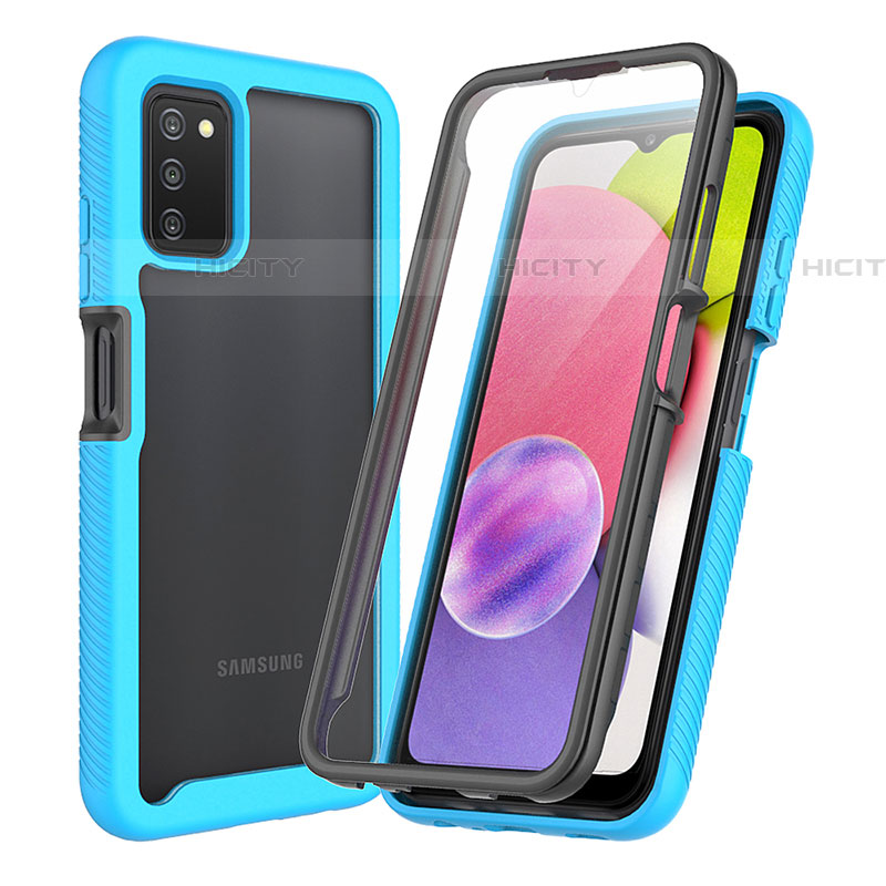 Carcasa Bumper Funda Silicona Transparente 360 Grados ZJ3 para Samsung Galaxy A03s