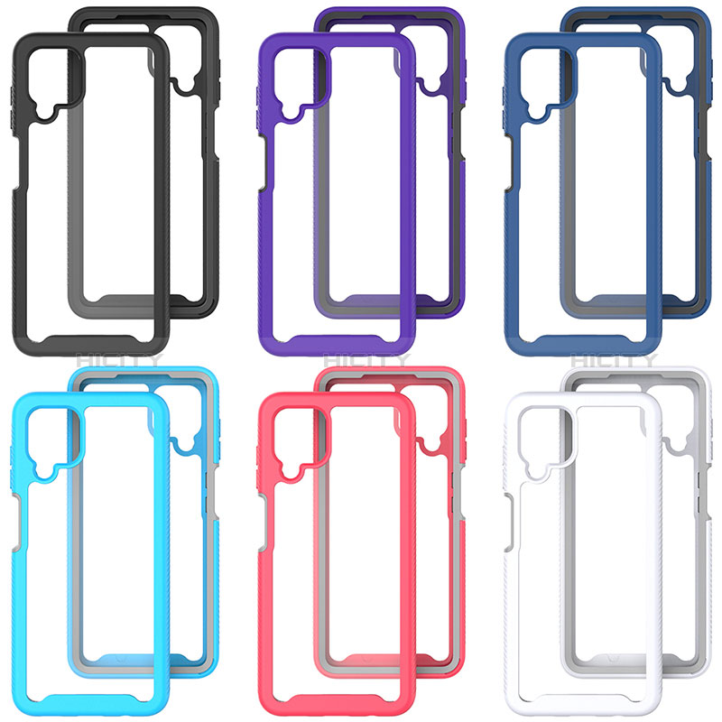 Carcasa Bumper Funda Silicona Transparente 360 Grados ZJ3 para Samsung Galaxy A12