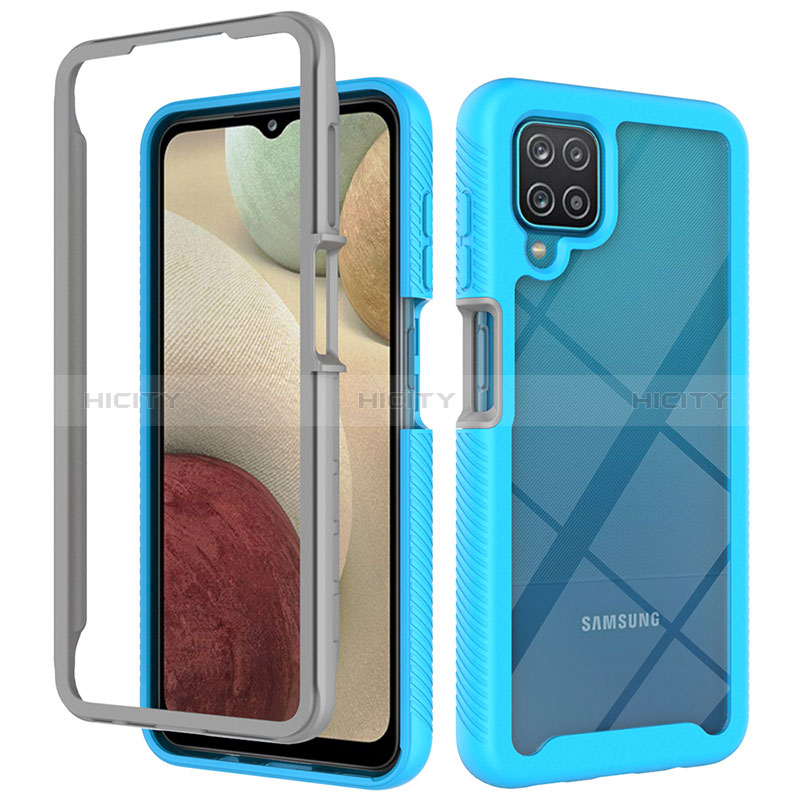 Carcasa Bumper Funda Silicona Transparente 360 Grados ZJ3 para Samsung Galaxy A12 5G