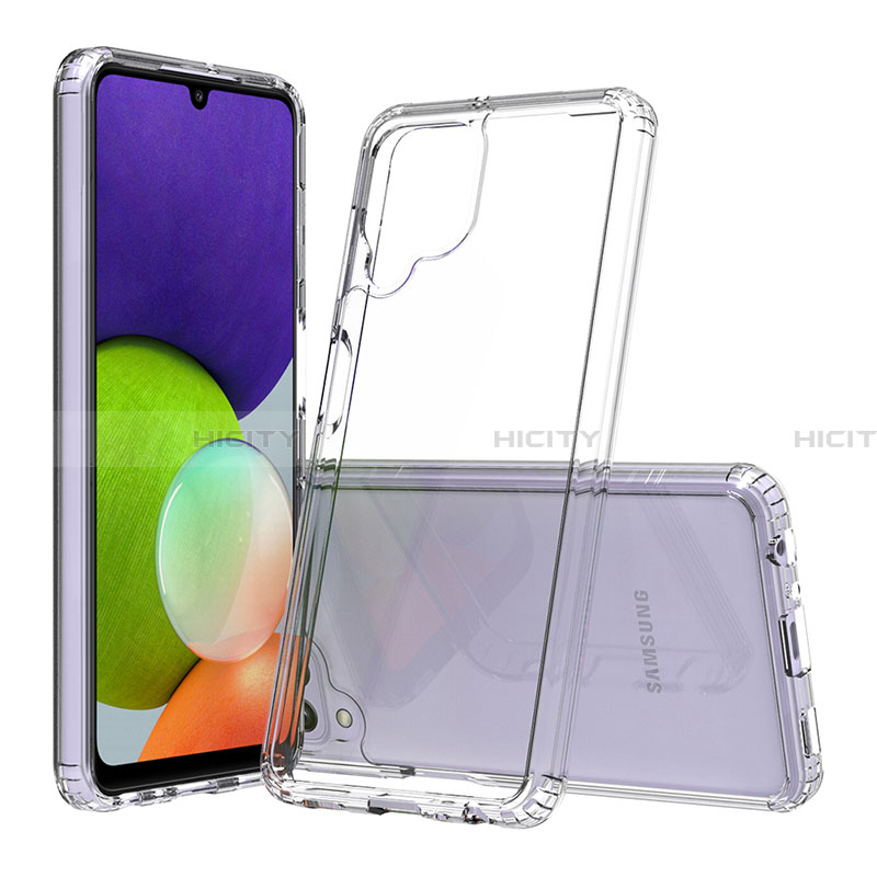 Carcasa Bumper Funda Silicona Transparente 360 Grados ZJ3 para Samsung Galaxy A22 4G