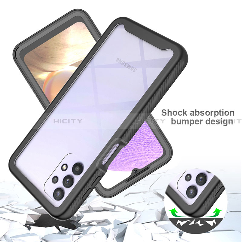 Carcasa Bumper Funda Silicona Transparente 360 Grados ZJ3 para Samsung Galaxy A32 5G