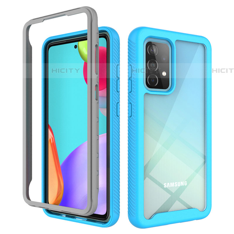 Carcasa Bumper Funda Silicona Transparente 360 Grados ZJ3 para Samsung Galaxy A52 4G