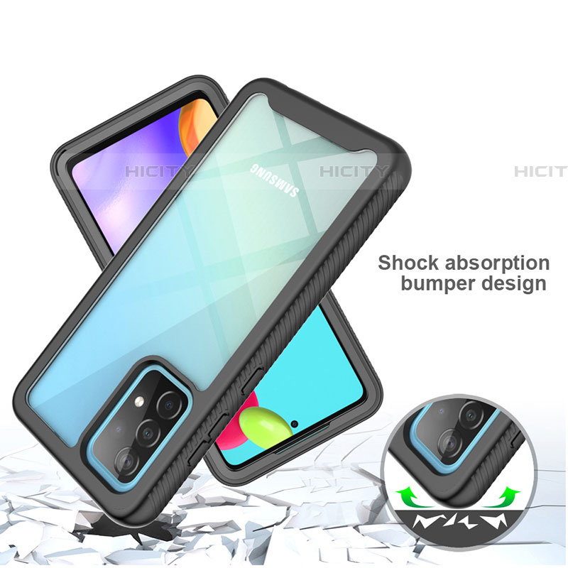 Carcasa Bumper Funda Silicona Transparente 360 Grados ZJ3 para Samsung Galaxy A52 5G