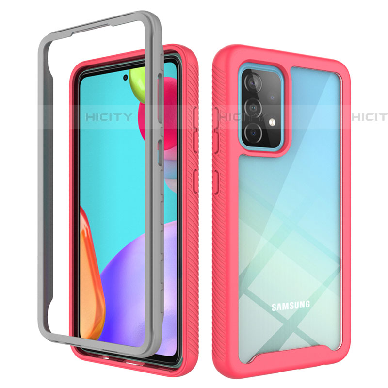 Carcasa Bumper Funda Silicona Transparente 360 Grados ZJ3 para Samsung Galaxy A52 5G