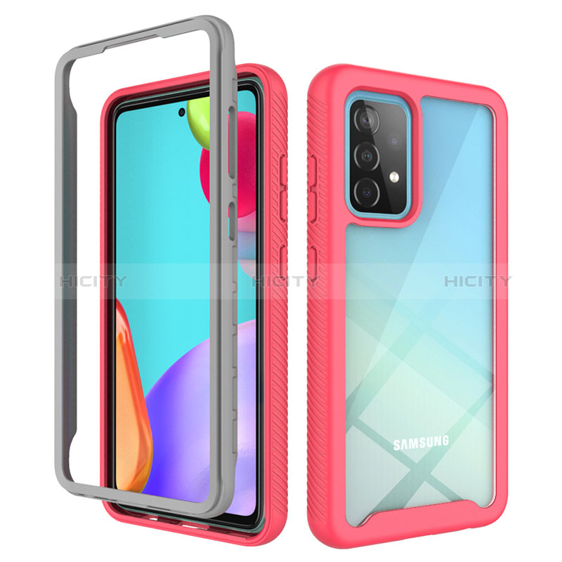 Carcasa Bumper Funda Silicona Transparente 360 Grados ZJ3 para Samsung Galaxy A52s 5G