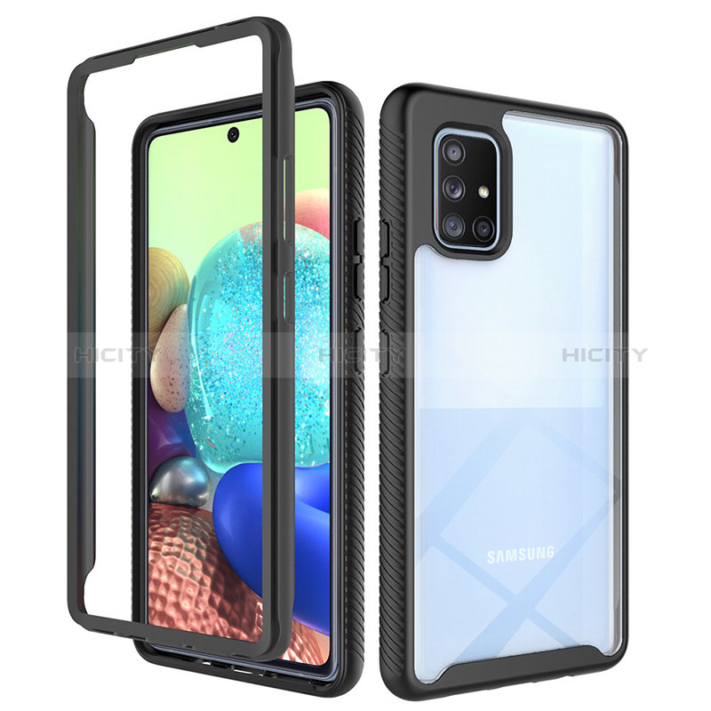 Carcasa Bumper Funda Silicona Transparente 360 Grados ZJ3 para Samsung Galaxy A71 4G A715