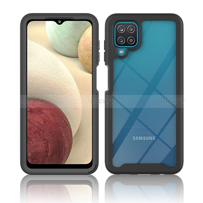 Carcasa Bumper Funda Silicona Transparente 360 Grados ZJ3 para Samsung Galaxy F12