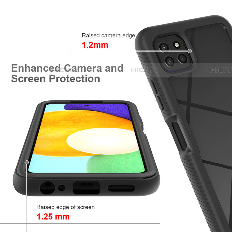 Carcasa Bumper Funda Silicona Transparente 360 Grados ZJ3 para Samsung Galaxy F42 5G