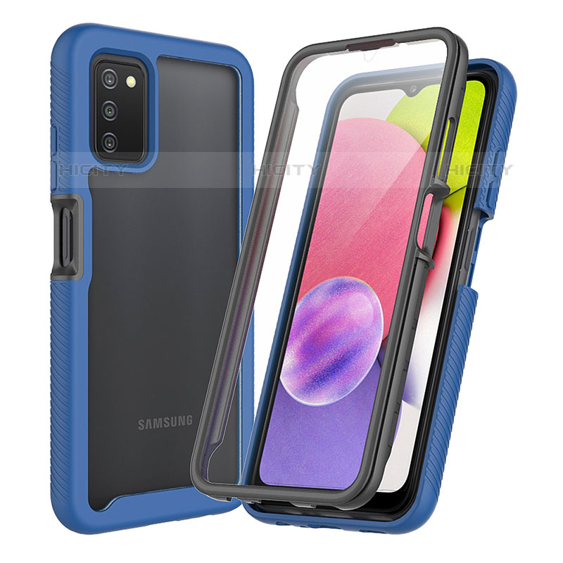 Carcasa Bumper Funda Silicona Transparente 360 Grados ZJ3 para Samsung Galaxy M02s