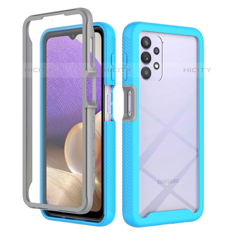 Carcasa Bumper Funda Silicona Transparente 360 Grados ZJ3 para Samsung Galaxy M32 5G