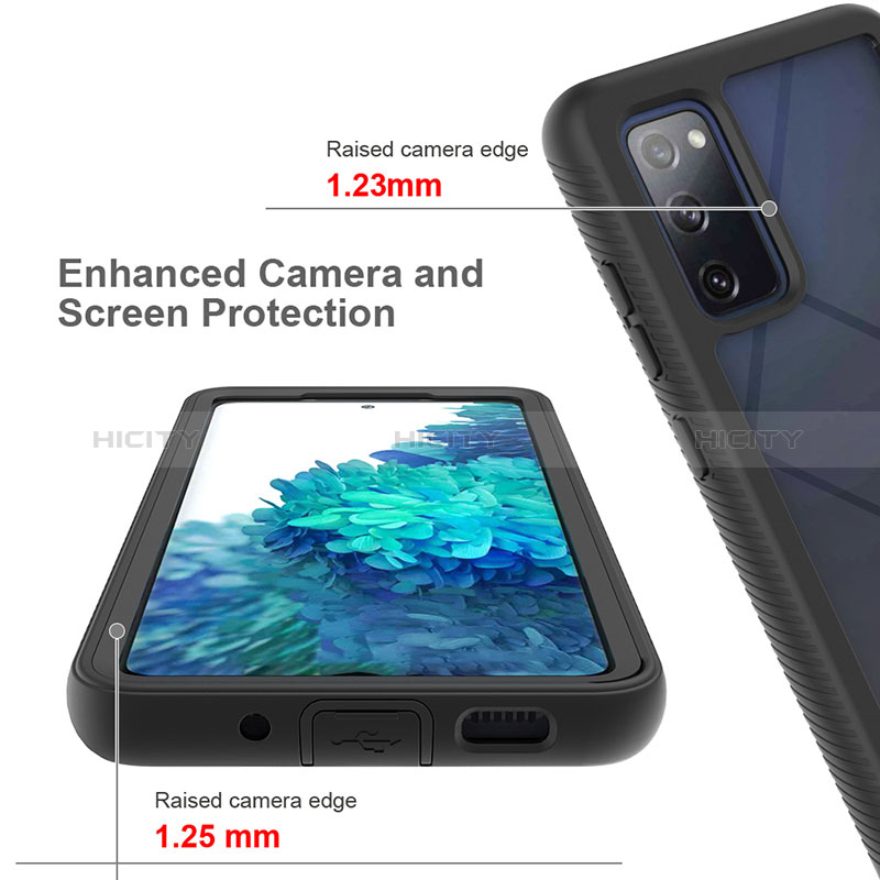 Carcasa Bumper Funda Silicona Transparente 360 Grados ZJ3 para Samsung Galaxy S20 FE (2022) 5G