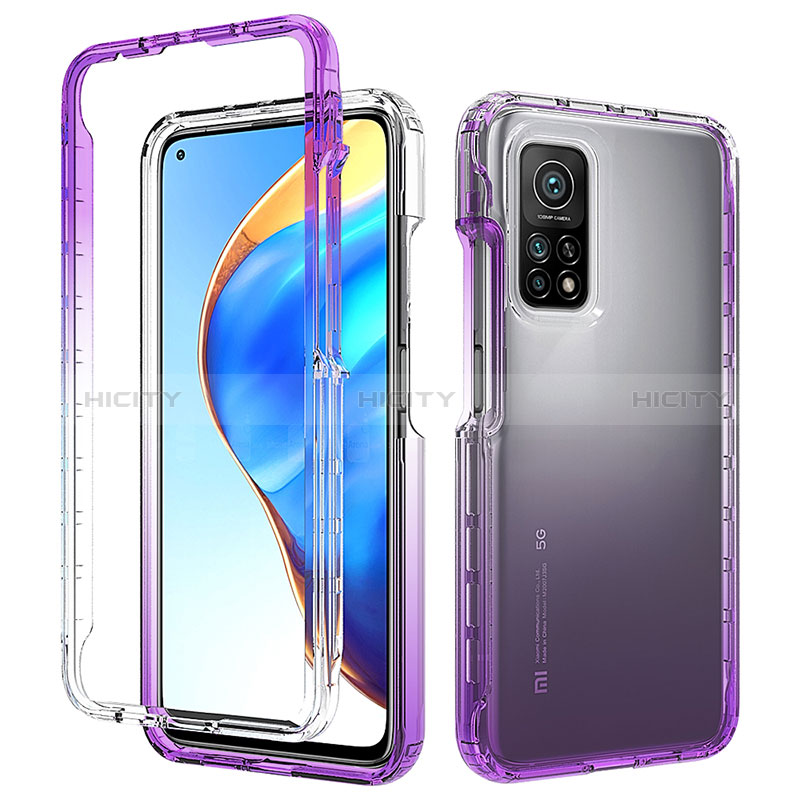 Carcasa Bumper Funda Silicona Transparente 360 Grados ZJ3 para Xiaomi Mi 10T Pro 5G