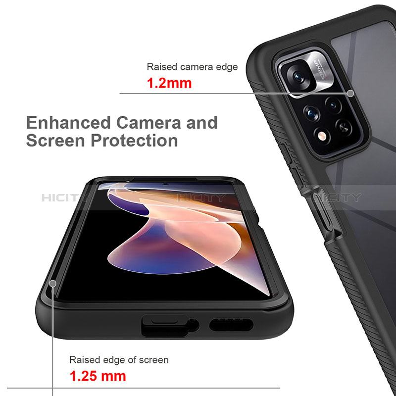 Carcasa Bumper Funda Silicona Transparente 360 Grados ZJ3 para Xiaomi Mi 11i 5G (2022)