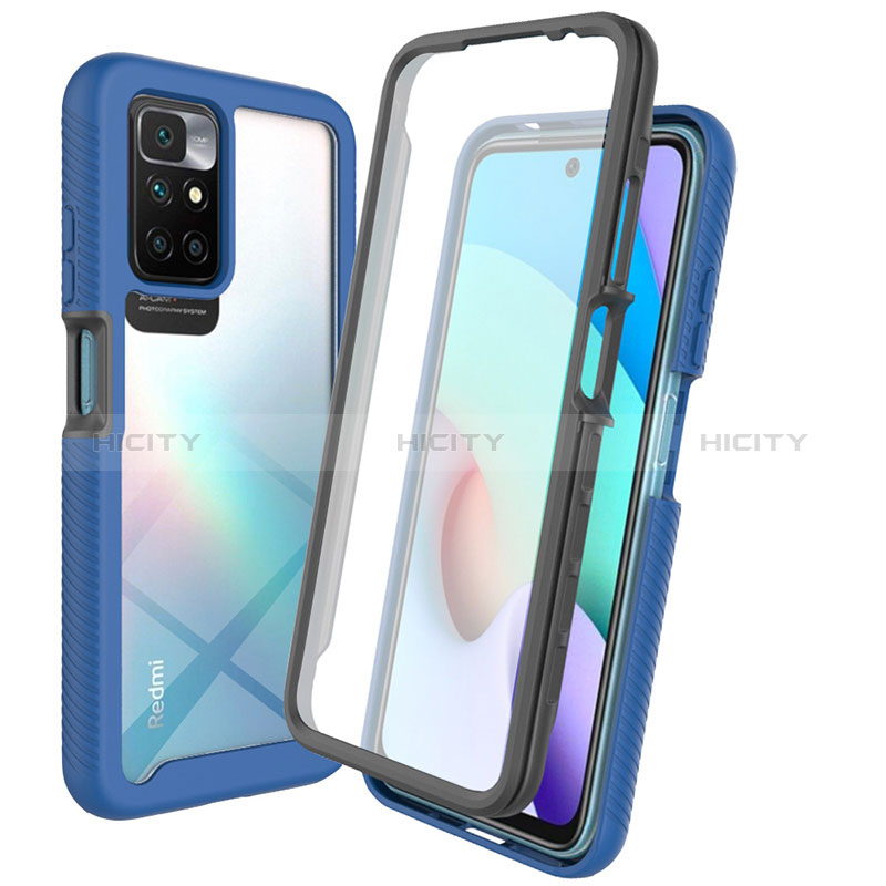 Carcasa Bumper Funda Silicona Transparente 360 Grados ZJ3 para Xiaomi Redmi 10 (2022)