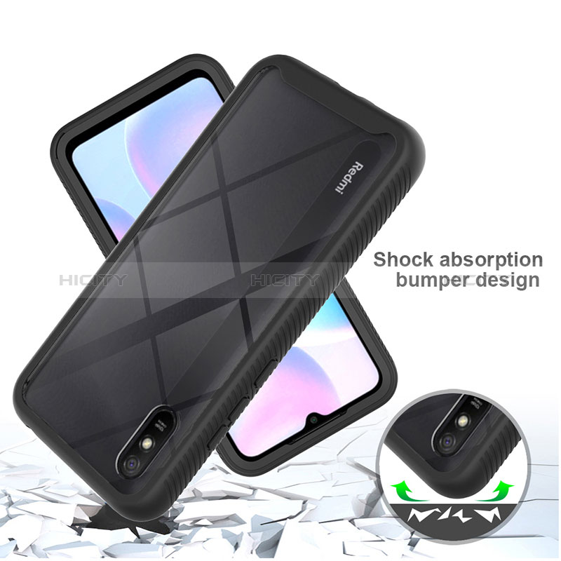 Carcasa Bumper Funda Silicona Transparente 360 Grados ZJ3 para Xiaomi Redmi 9A