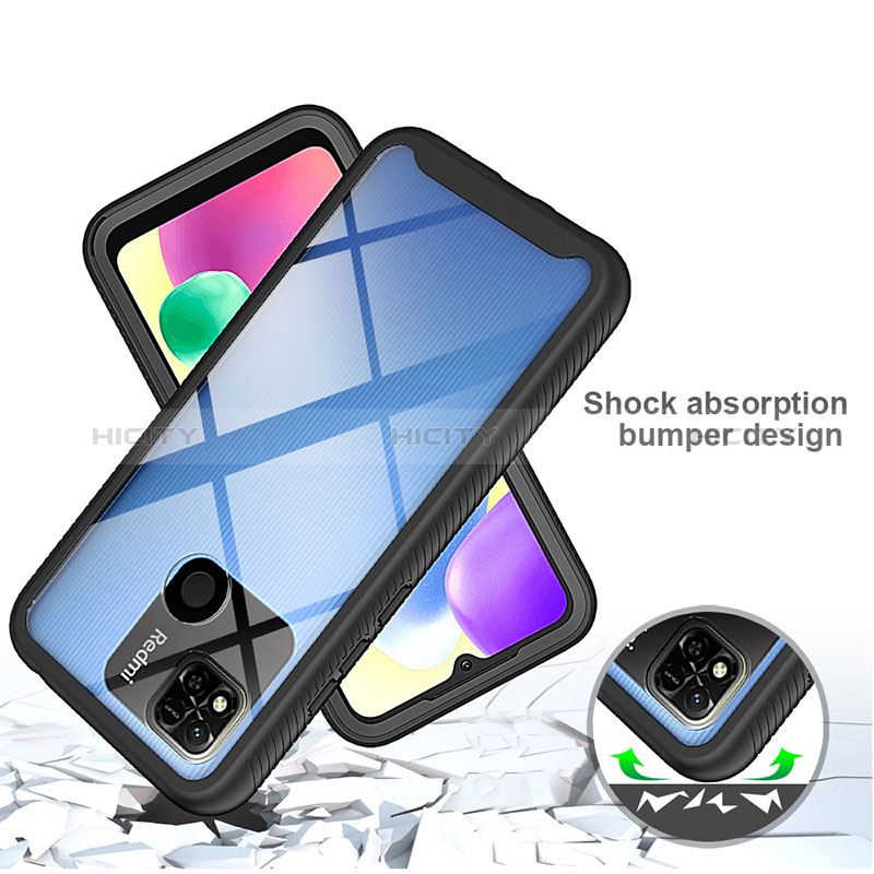 Carcasa Bumper Funda Silicona Transparente 360 Grados ZJ3 para Xiaomi Redmi 9C